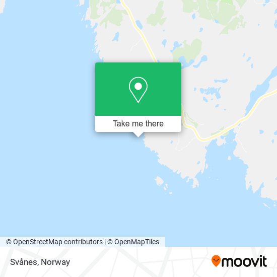 Svånes map