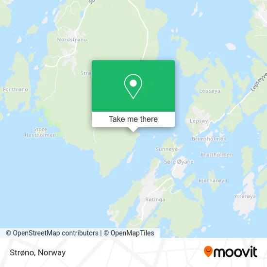 Strøno map
