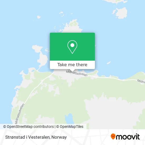 Strønstad i Vesteralen map
