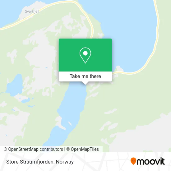 Store Straumfjorden map