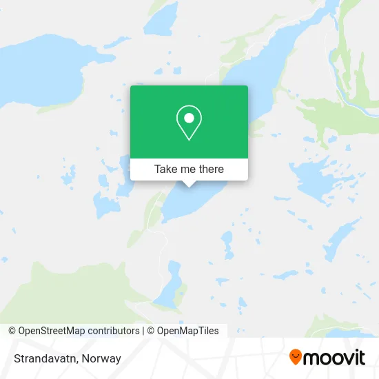 Strandavatn map