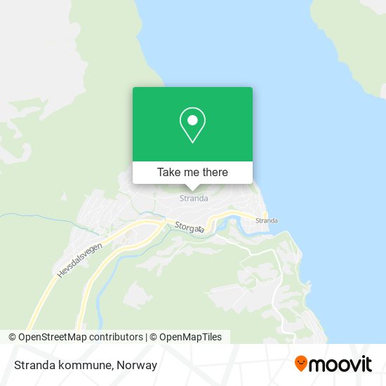 Stranda kommune map