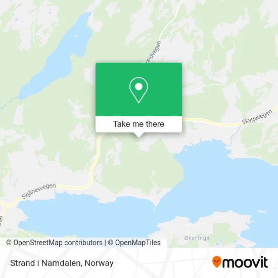 Strand i Namdalen map