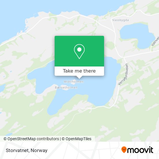 Storvatnet map