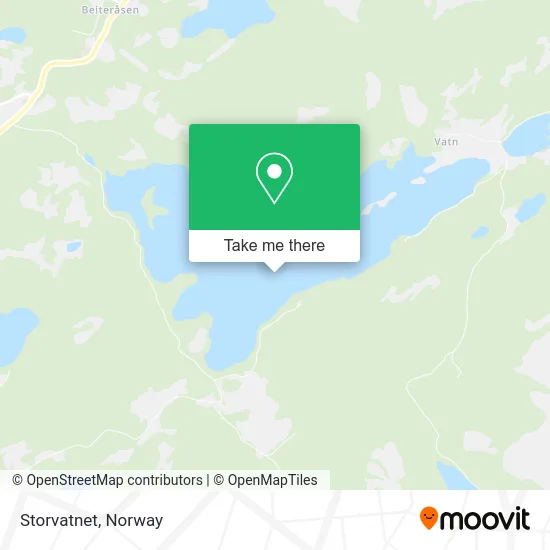 Storvatnet map