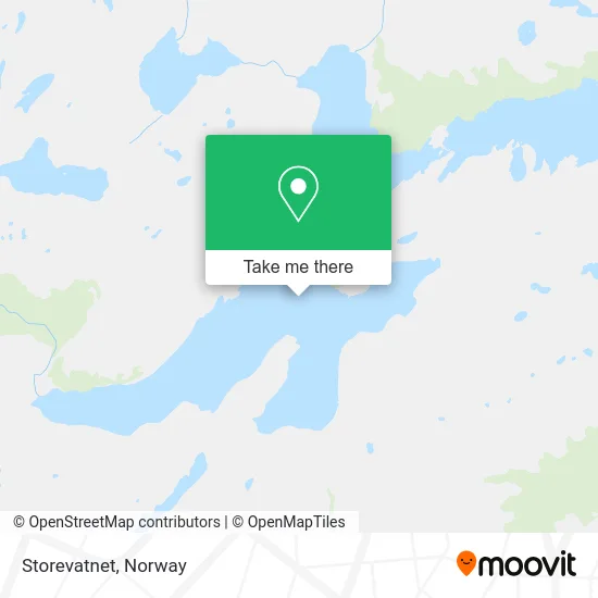Storevatnet map