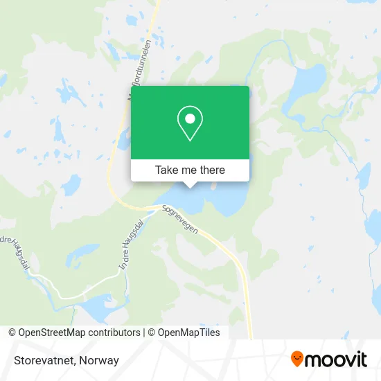 Storevatnet map