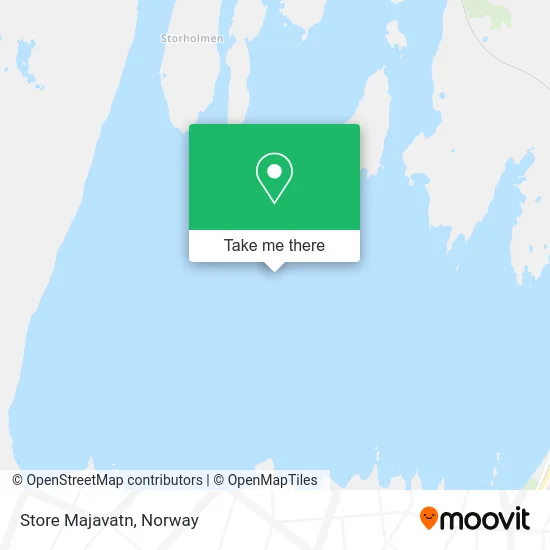 Store Majavatn map