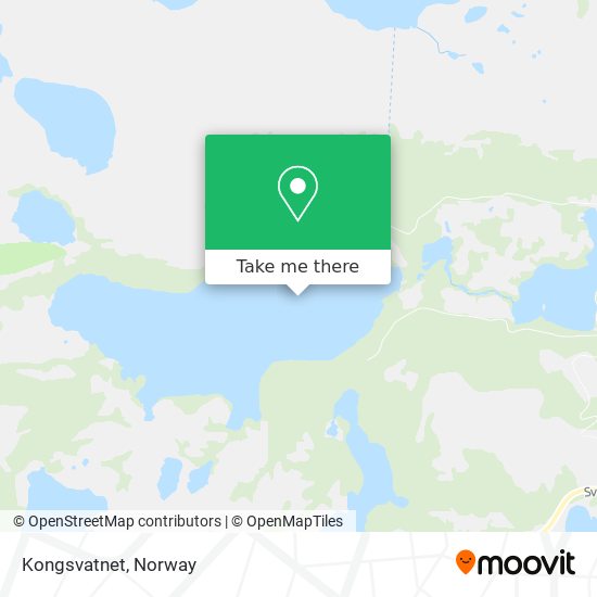 Kongsvatnet map