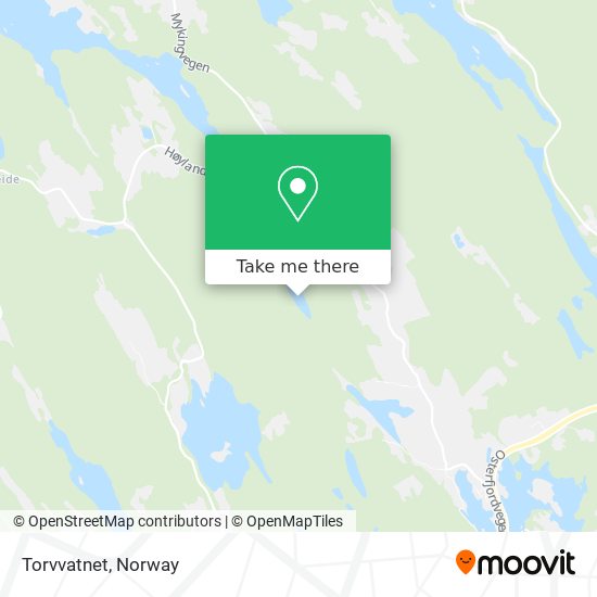 Torvvatnet map