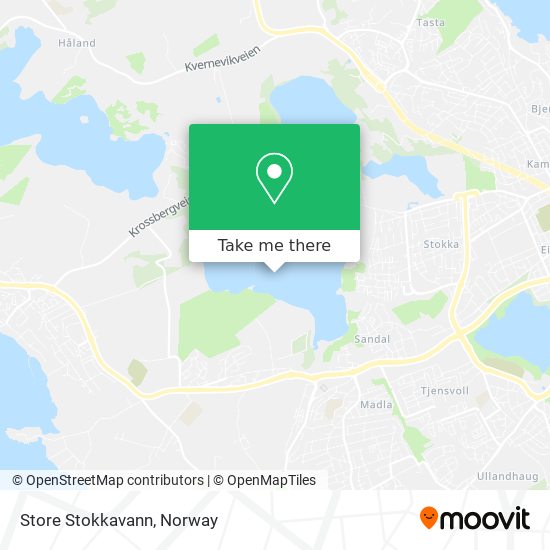 Store Stokkavann map