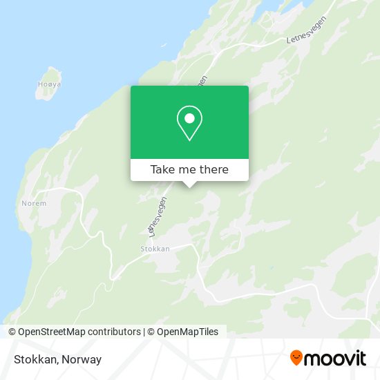 Stokkan map