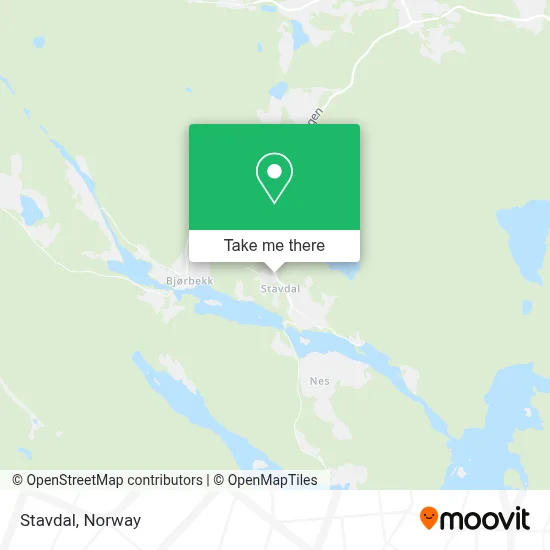 Stavdal map