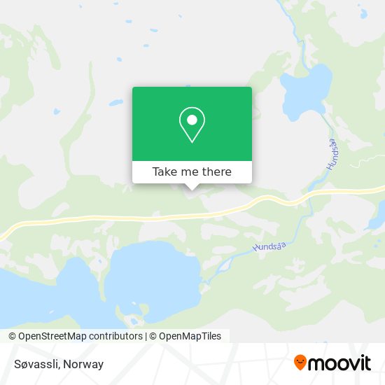 Søvassli map