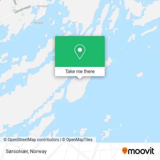 Sørsolvær map