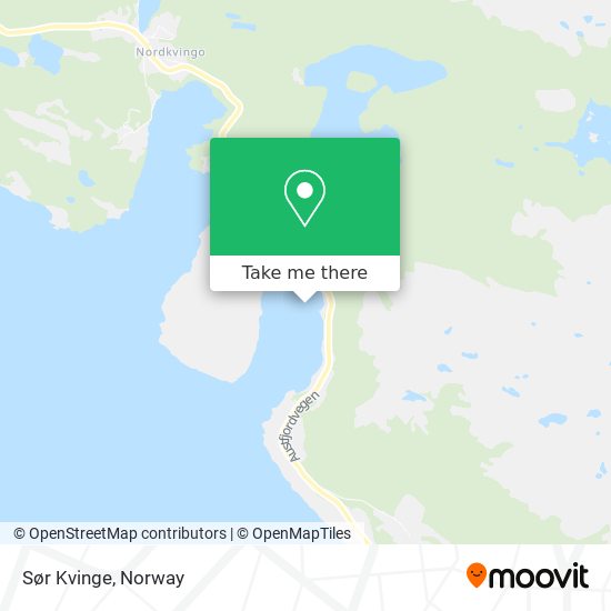 Sør Kvinge map