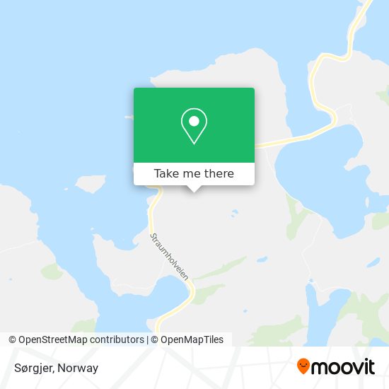 Sørgjer map