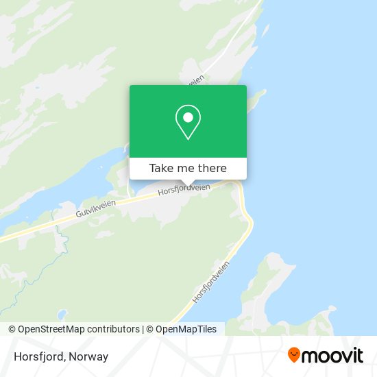 Horsfjord map