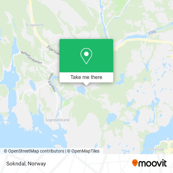 Sokndal map