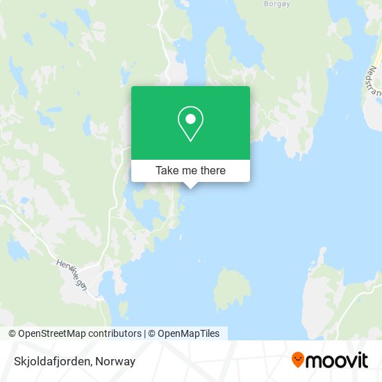 Skjoldafjorden map