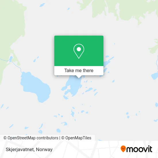 Skjerjavatnet map