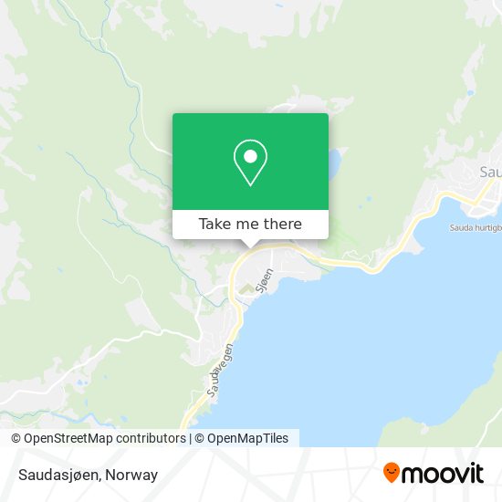 Saudasjøen map