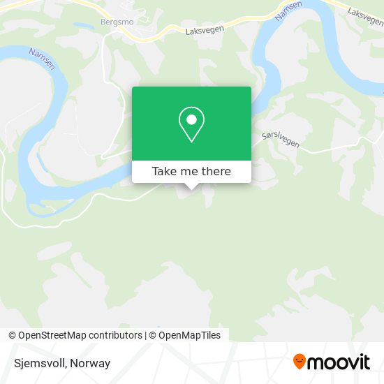 Sjemsvoll map