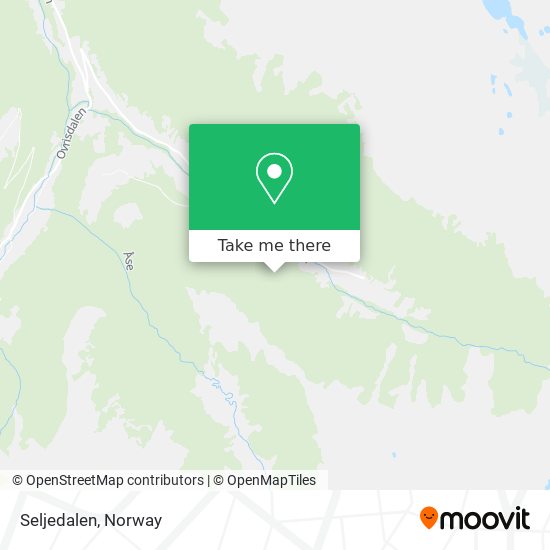 Seljedalen map