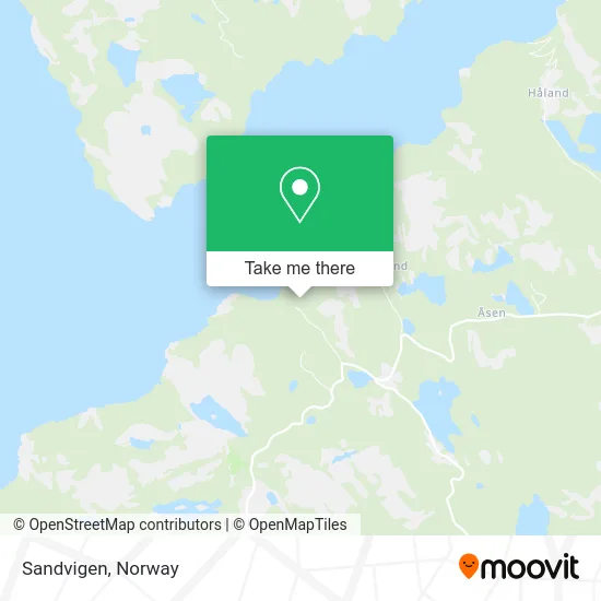 Sandvigen map