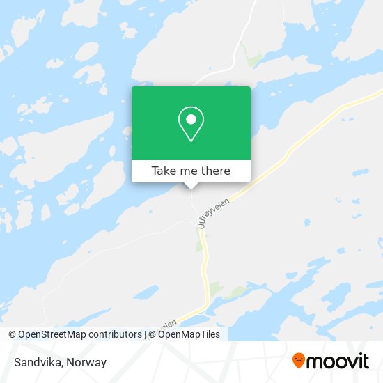 Sandvika map