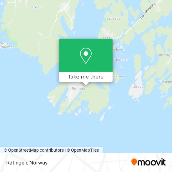 Røtingen map