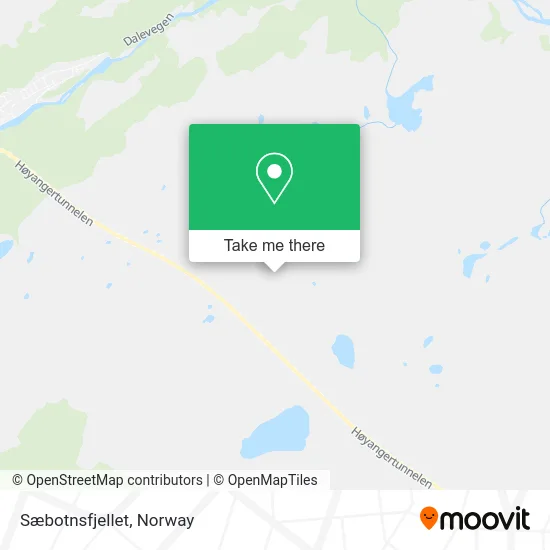 Sæbotnsfjellet map