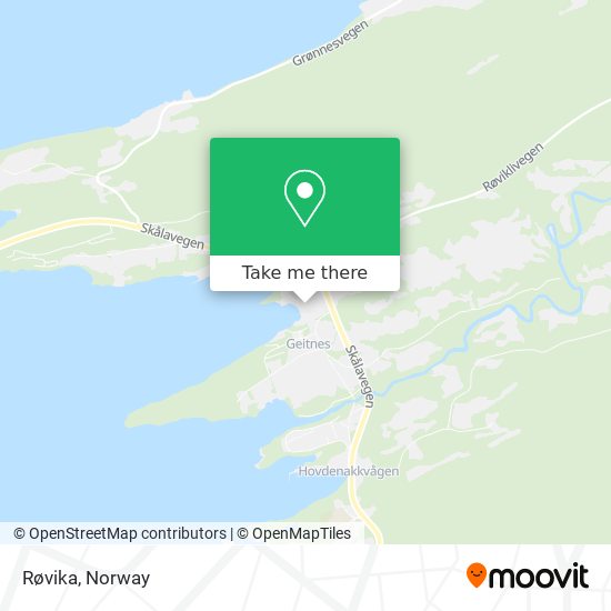 Røvika map