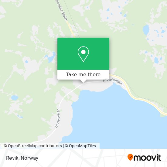 Røvik map