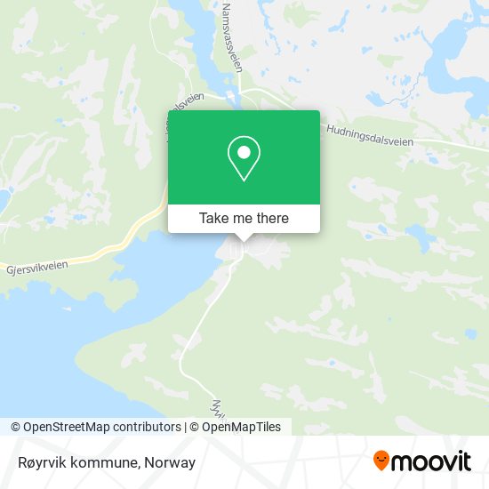 Røyrvik kommune map