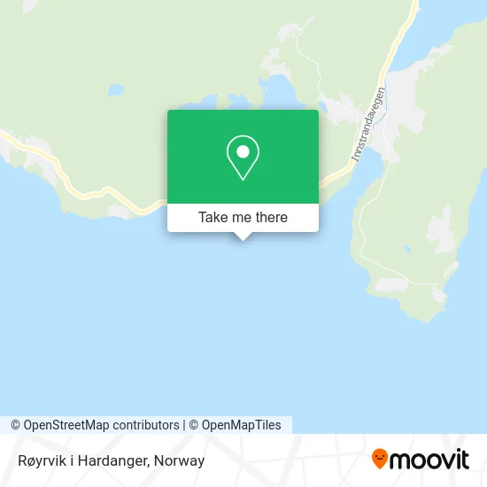 Røyrvik i Hardanger map