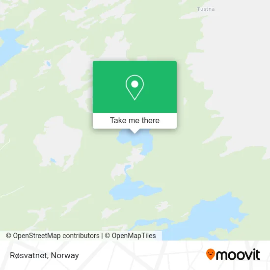 Røsvatnet map