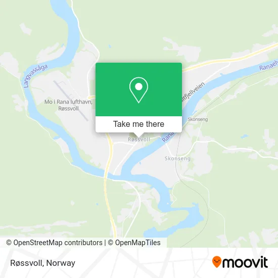 Røssvoll map