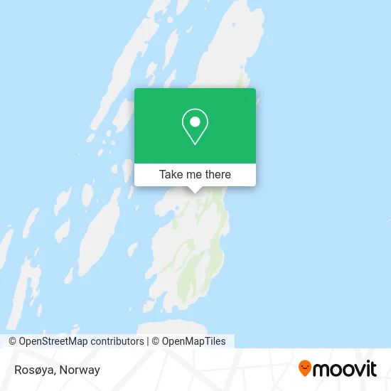 Rosøya map