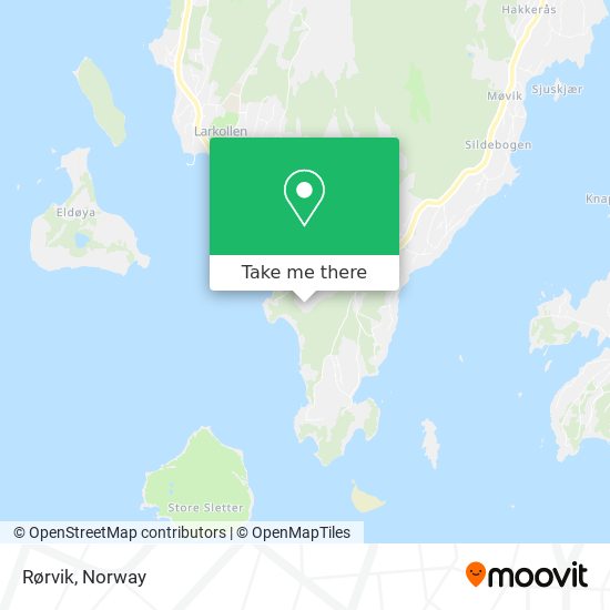 Rørvik map