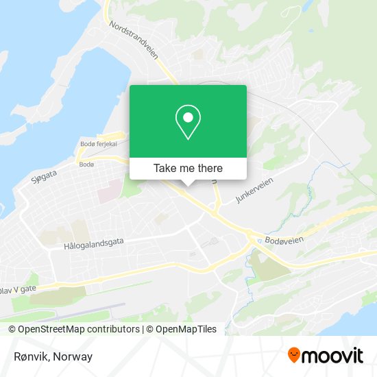 Rønvik map