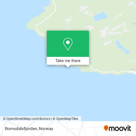 Romsdalsfjorden map