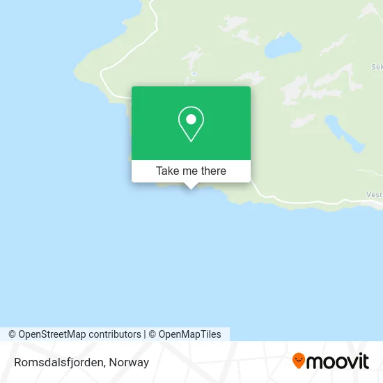 Romsdalsfjorden map