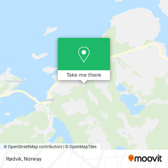 Rødvik map