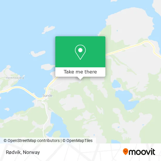 Rødvik map