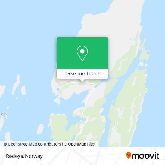 Rødøya map
