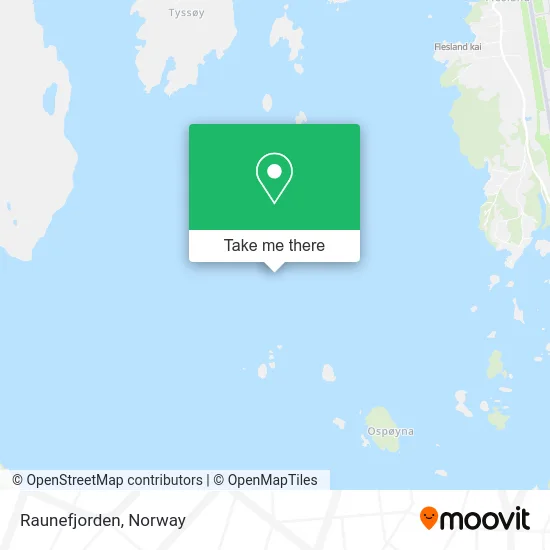Raunefjorden map