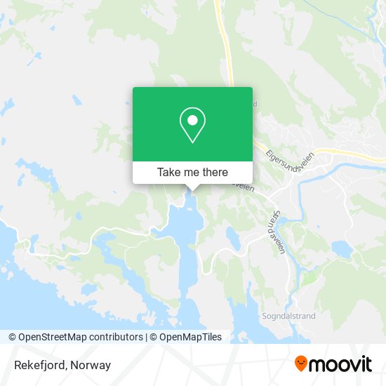 Rekefjord map