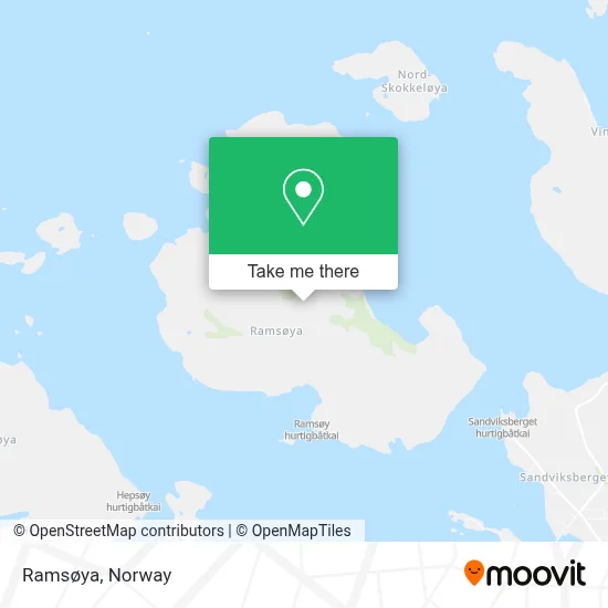 Ramsøya map