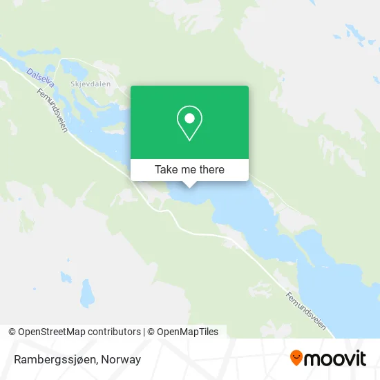 Rambergssjøen map
